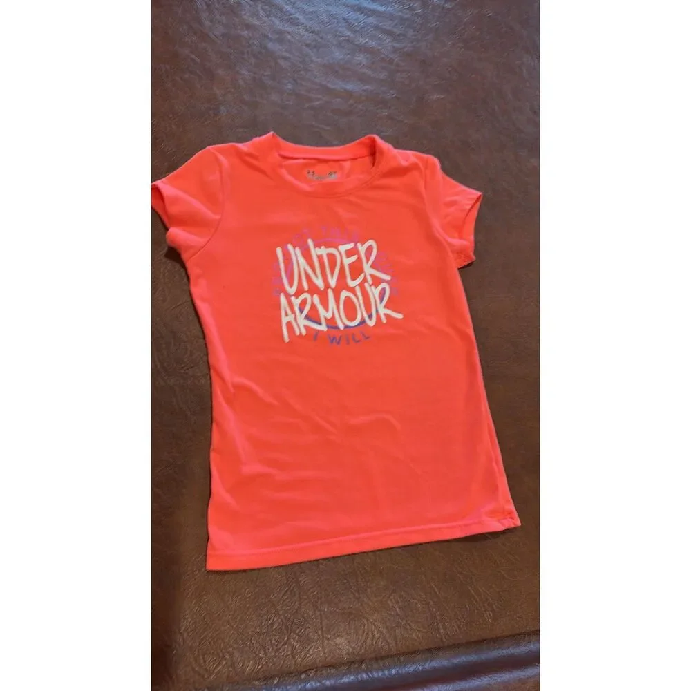 UnderArmour girls short sleeve shirt 4t